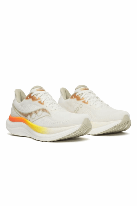 Buy Saucony Men Triumph 23 - Ivory / Fire for running in Singapore - Running Lab SG