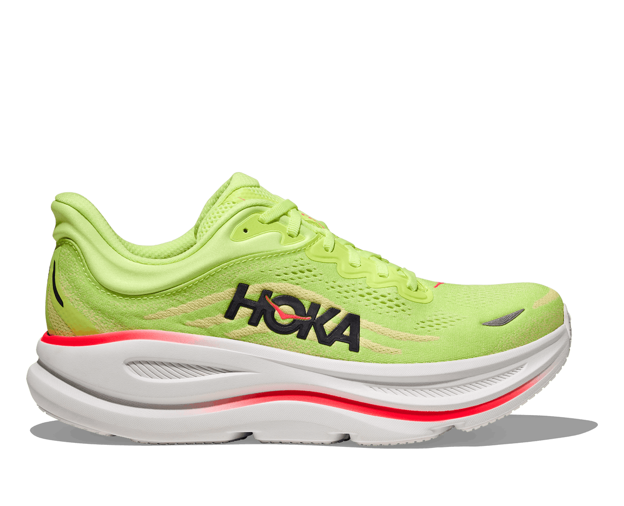 Buy HOKA Men Bondi 9 Wide - Neon Yuzu / Sunlight for running in Singapore - Running Lab SG