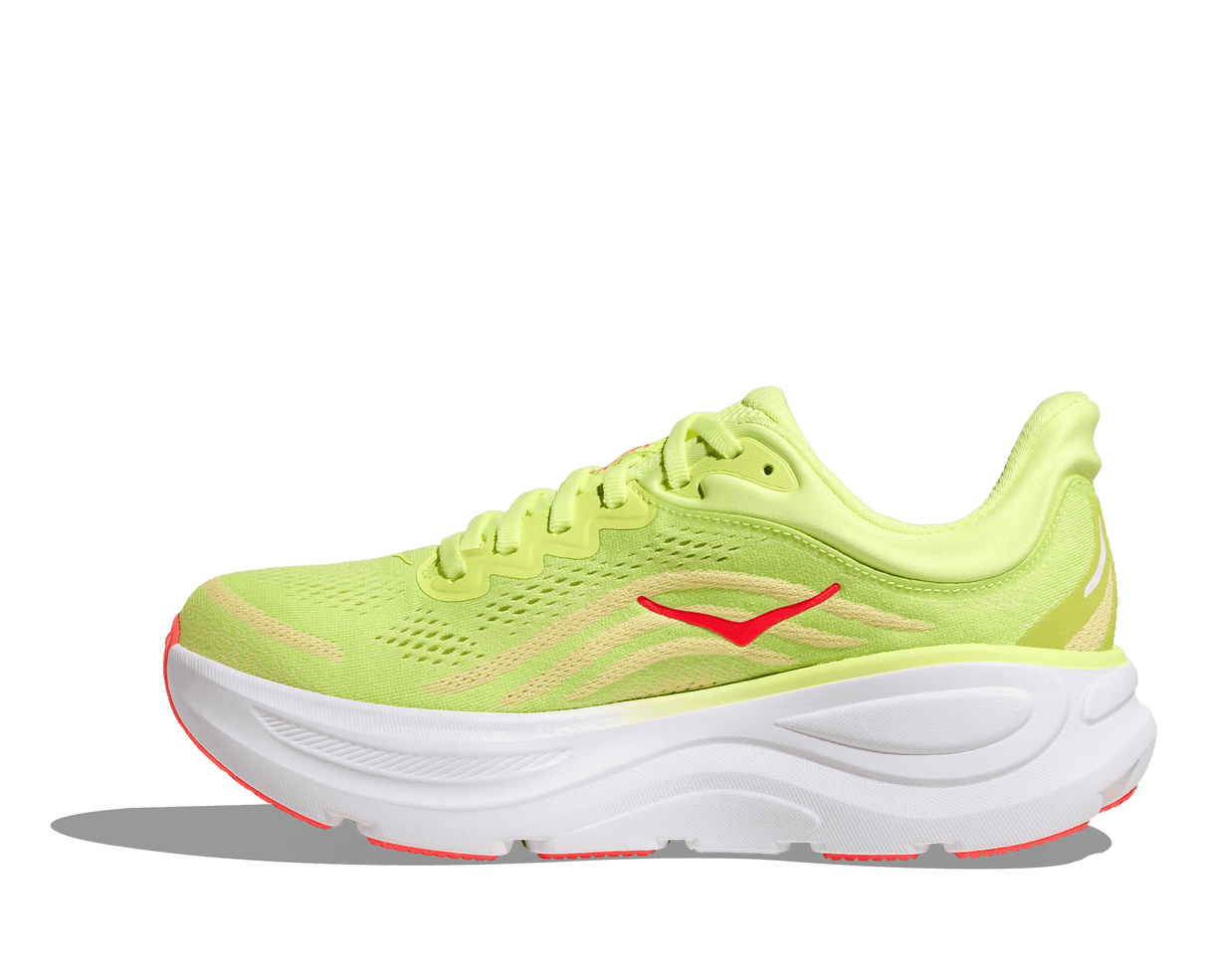 Buy HOKA Women Bondi 9 Wide - Neon Yuzu / Sunlight for running in Singapore - Running Lab SG