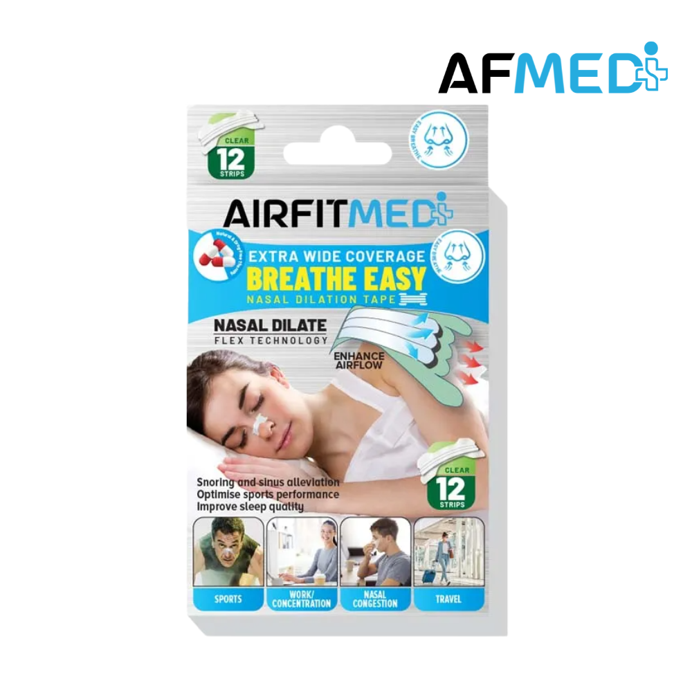 Buy AirFit Medi Nasal Dilation Tape - Extra Wide Coverage for running in Singapore - Running Lab SG
