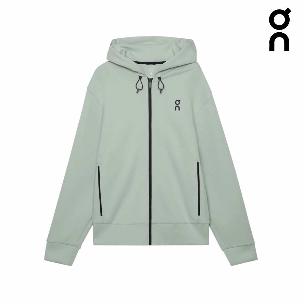 Buy On Men Focus Tech Zip Hoodie - Mineral for running in Singapore - Running Lab SG