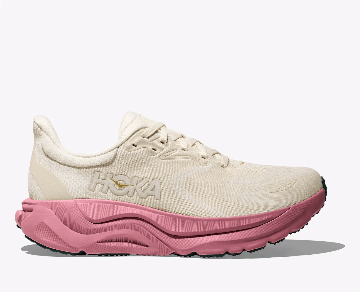 Buy HOKA Women Arahi 8 Wide - Alabaster / Lingonberry for running in Singapore - Running Lab SG