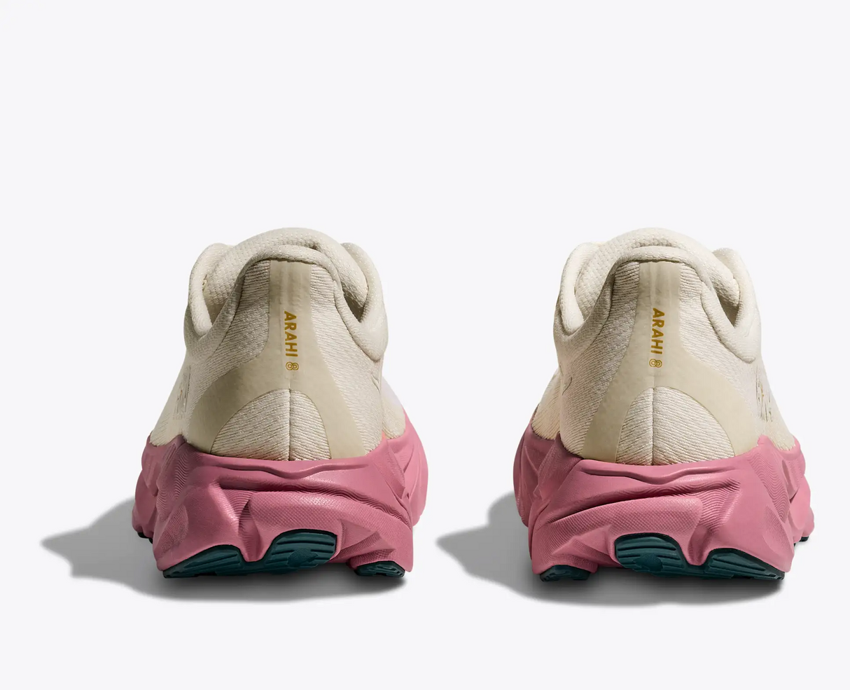 Buy HOKA Women Arahi 8 Wide - Alabaster / Lingonberry for running in Singapore - Running Lab SG