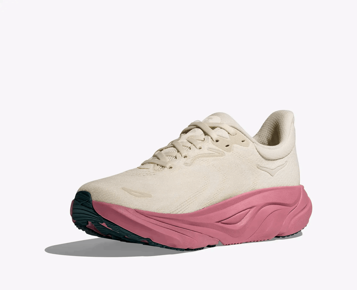 Buy HOKA Women Arahi 8 Wide - Alabaster / Lingonberry for running in Singapore - Running Lab SG