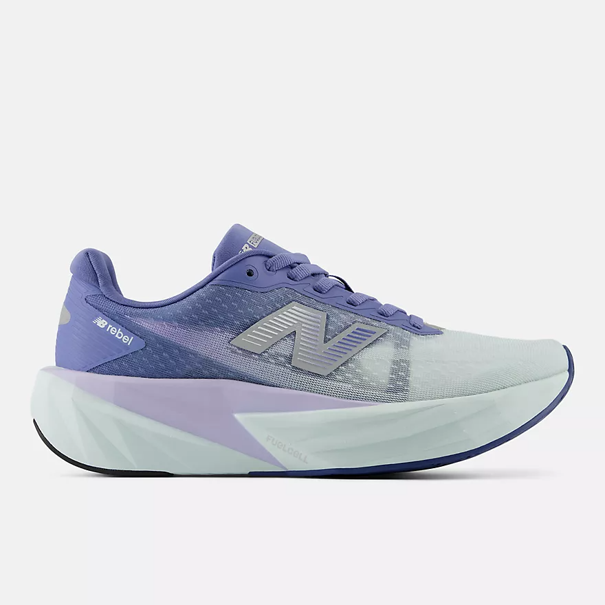 Buy New Balance Women FuelCell Rebel v5 - Fairweather Blue / Glint Blue for running in Singapore - Running Lab SG