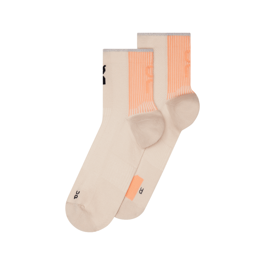 Buy On Unisex Performance Run Sock Mid - Pearl / Sunstone for running in Singapore - Running Lab SG