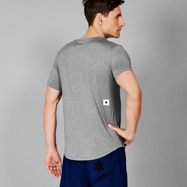 Buy SAYSKY Men Clean Pace T-Shirt - Grey for running in Singapore - Running Lab SG