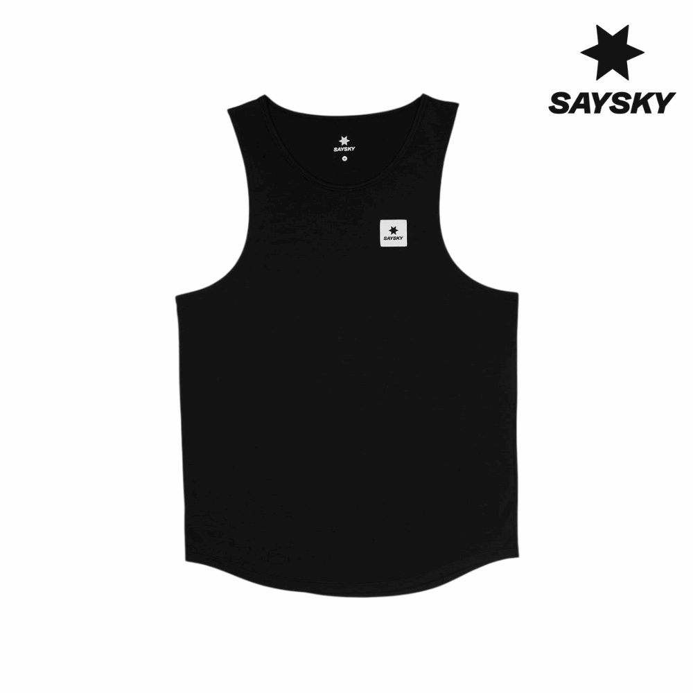 Buy SAYSKY Men Clean Combat Pro Singlet - Black for running in Singapore - Running Lab SG