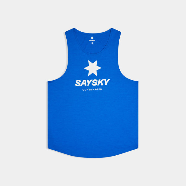 Buy SAYSKY Men Logo Combat Pro Singlet - Blue for running in Singapore - Running Lab SG