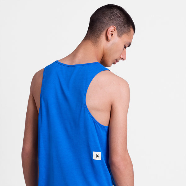 Buy SAYSKY Men Logo Combat Pro Singlet - Blue for running in Singapore - Running Lab SG