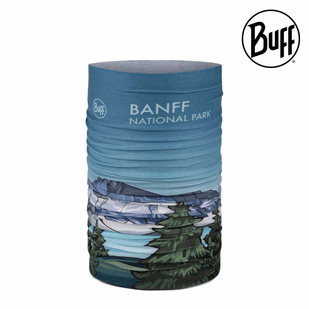 Buy BUFF® CoolNet UV+® Neckwear - National Parks Banff for running in Singapore - Running Lab SG