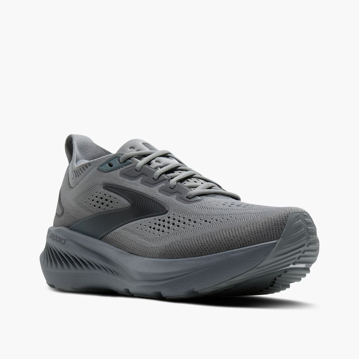 Buy Brooks Men Glycerin GTS 23 Wide - Grey / Blackened Pearl / Black for running in Singapore - Running Lab SG
