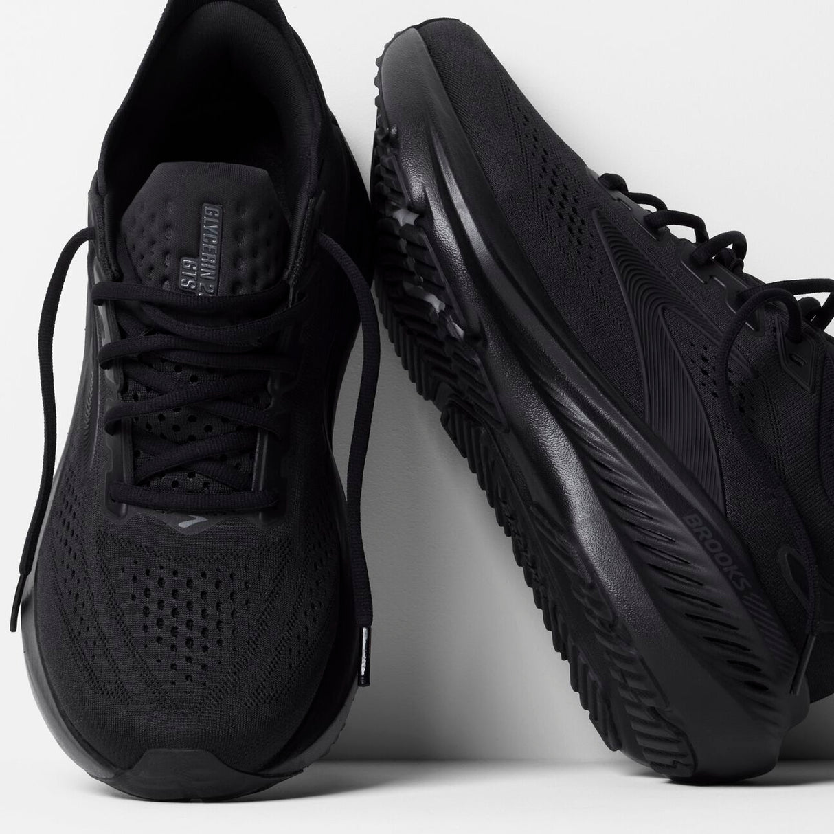 Buy Brooks Men Glycerin GTS 23 Wide - Black / Black / Ebony for running in Singapore - Running Lab SG