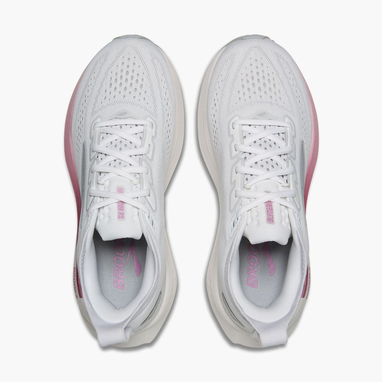 Buy Brooks Women Glycerin 23 Wide - White / Harbor Mist / Metallic for running in Singapore - Running Lab SG