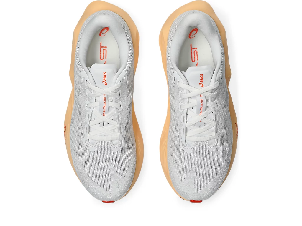 Buy ASICS Women Novablast 6 - White / Vivid Coral for running in Singapore - Running Lab SG