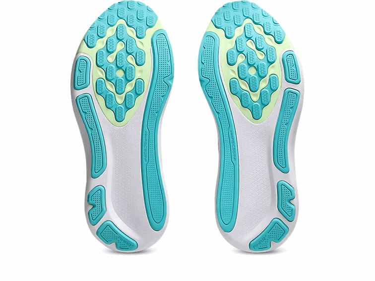 Buy ASICS Men Gel-Kayano 33 Wide - White / Energy Aqua for running in Singapore - Running Lab SG