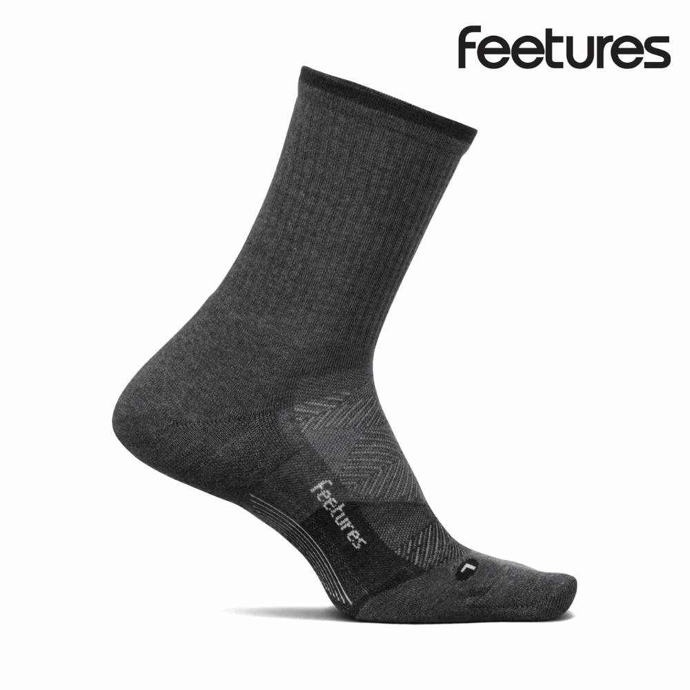 Buy Feetures Trail Max Cushion Mini Crew - Gray for running in Singapore - Running Lab SG
