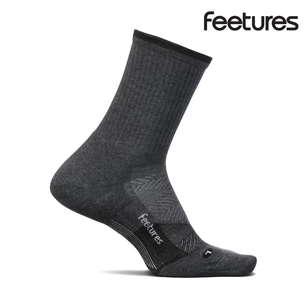 Buy Feetures Trail Max Cushion Mini Crew - Gray for running in Singapore - Running Lab SG