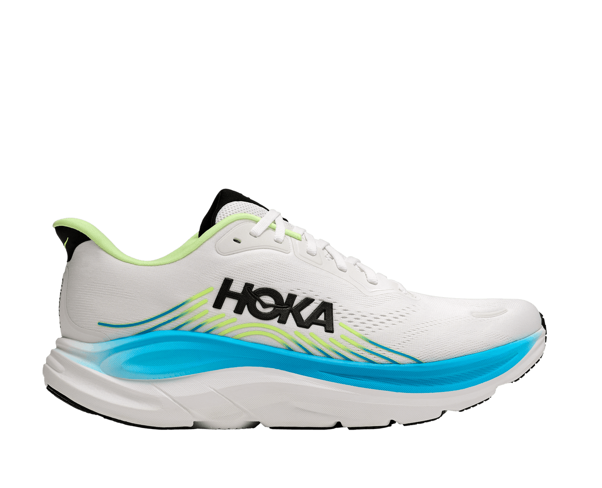 HOKA Men Clifton 11 Wide - Frost / Black