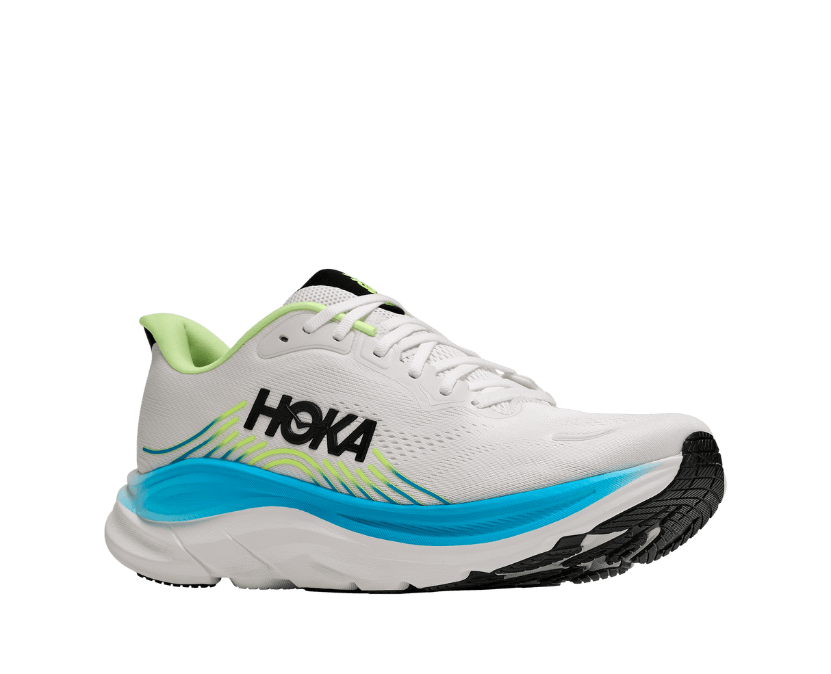 Buy HOKA Men Clifton 11 Wide - Frost / Black for running in Singapore - Running Lab SG