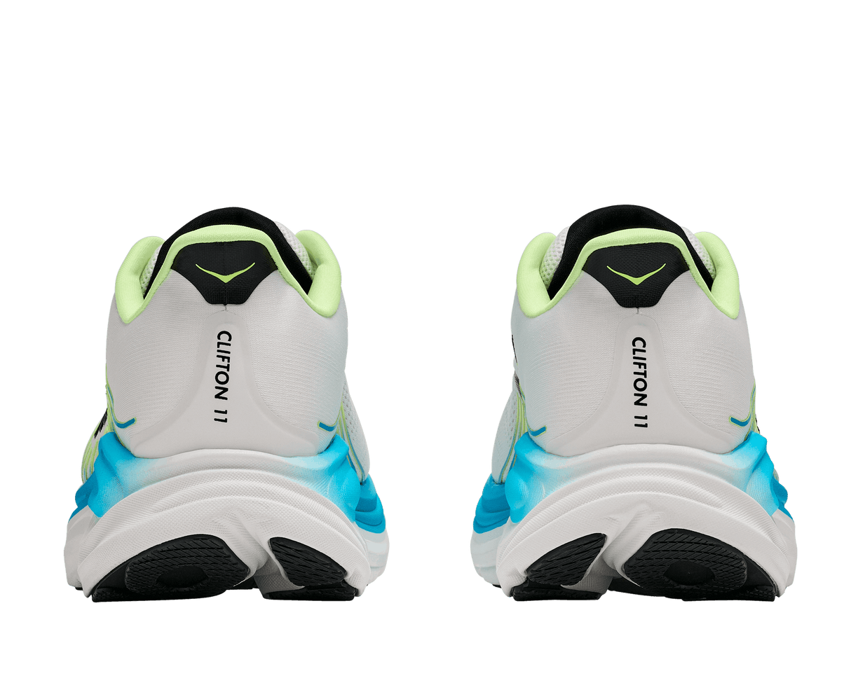 Buy HOKA Men Clifton 11 Wide - Frost / Black for running in Singapore - Running Lab SG