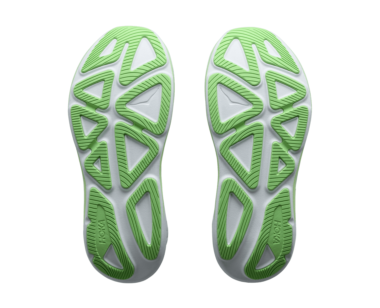 HOKA Women Clifton Pro Wide - Cosmic Grey / Neon Yuzu