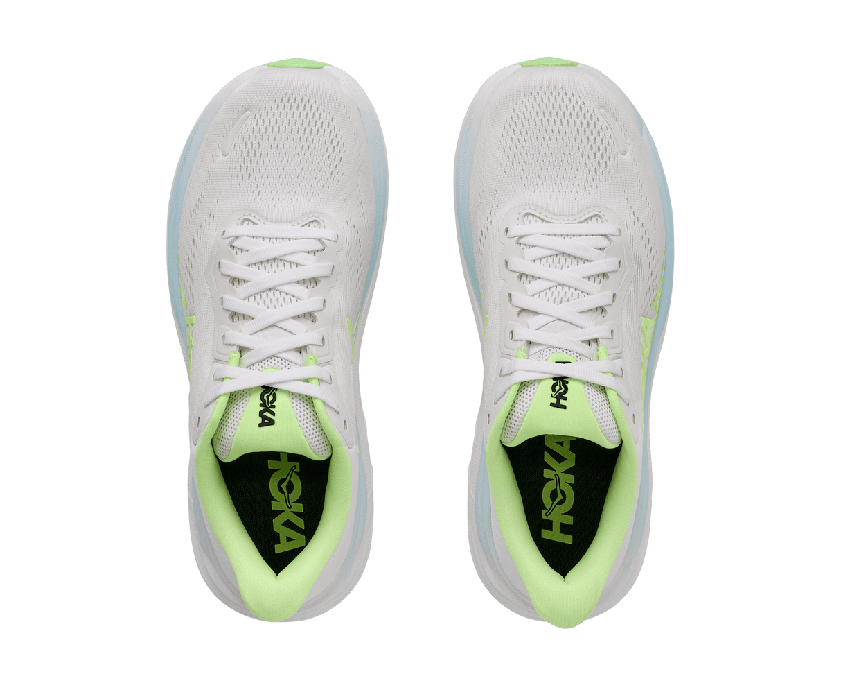 Buy HOKA Women Clifton 11 Wide - Frost / Neon Yuzu for running in Singapore - Running Lab SG