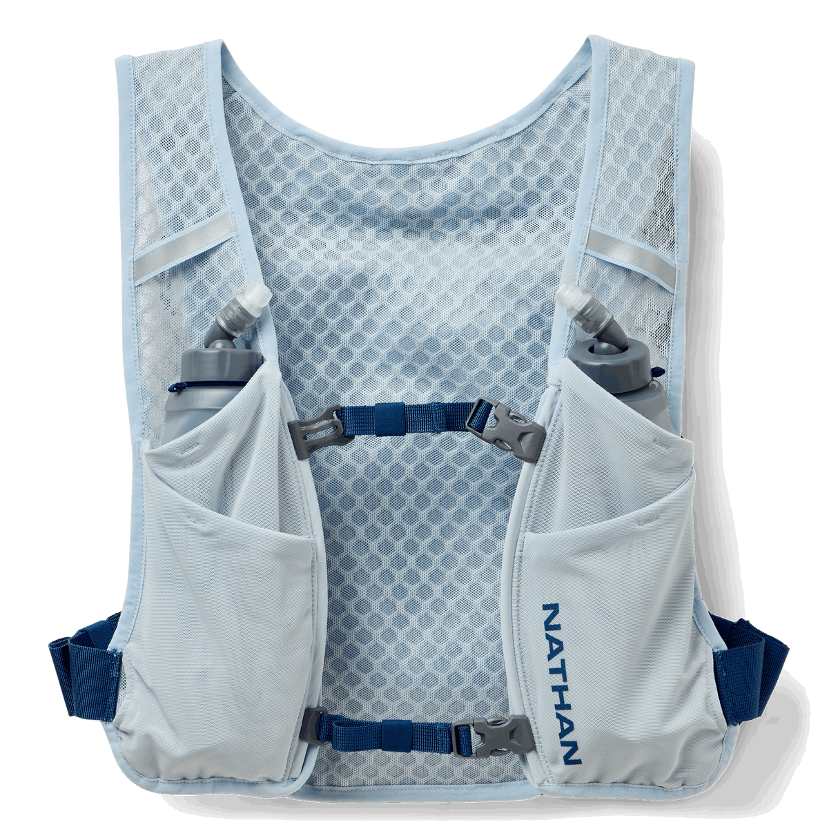 Buy Nathan Sports QuickStart 3.0 4 Liter Hydration Pack - Light Blue / Deep Blue for running in Singapore - Running Lab SG