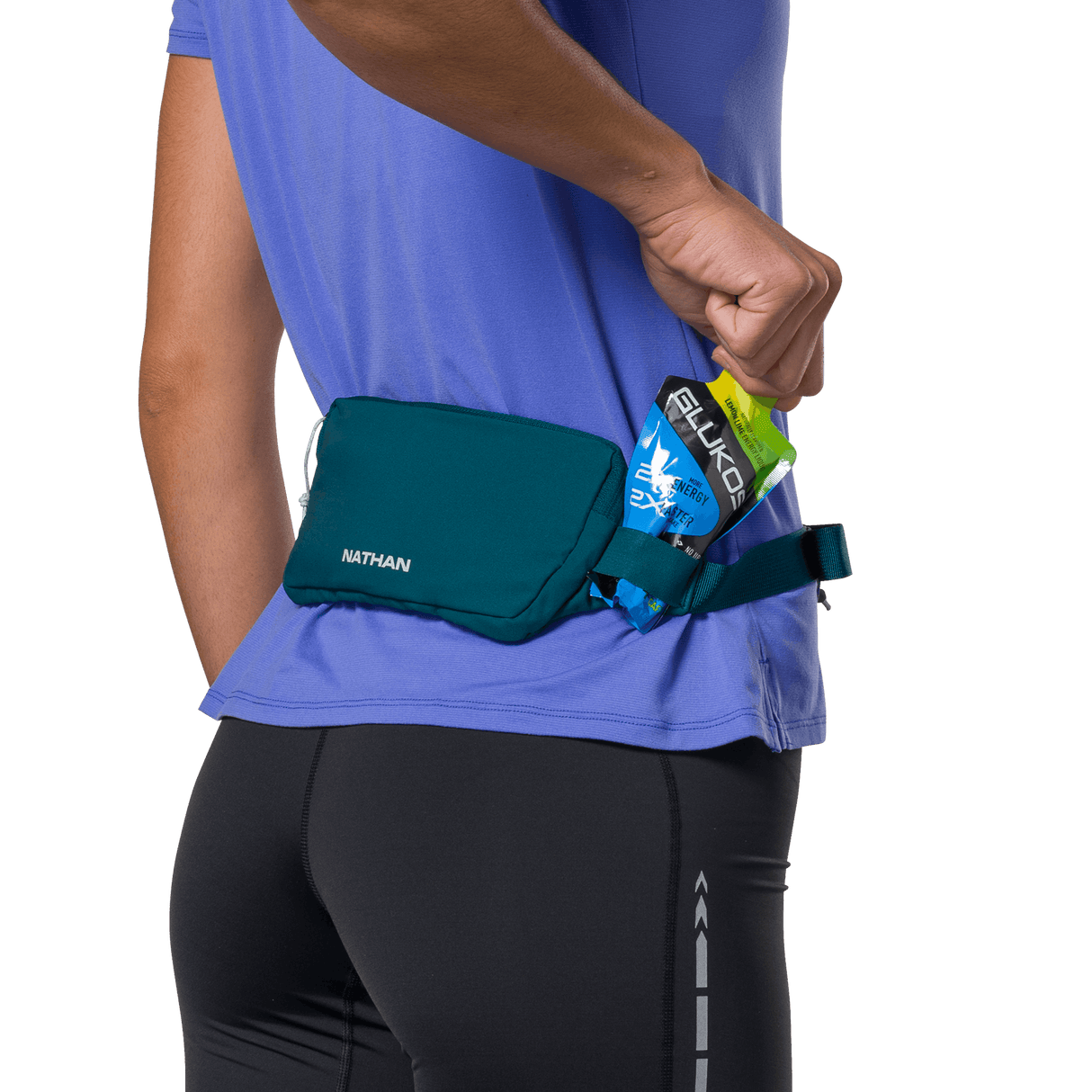 Buy Nathan Sports Marathon Waist Pack 3.0 - Deep Teal / Surf Spray for running in Singapore - Running Lab SG