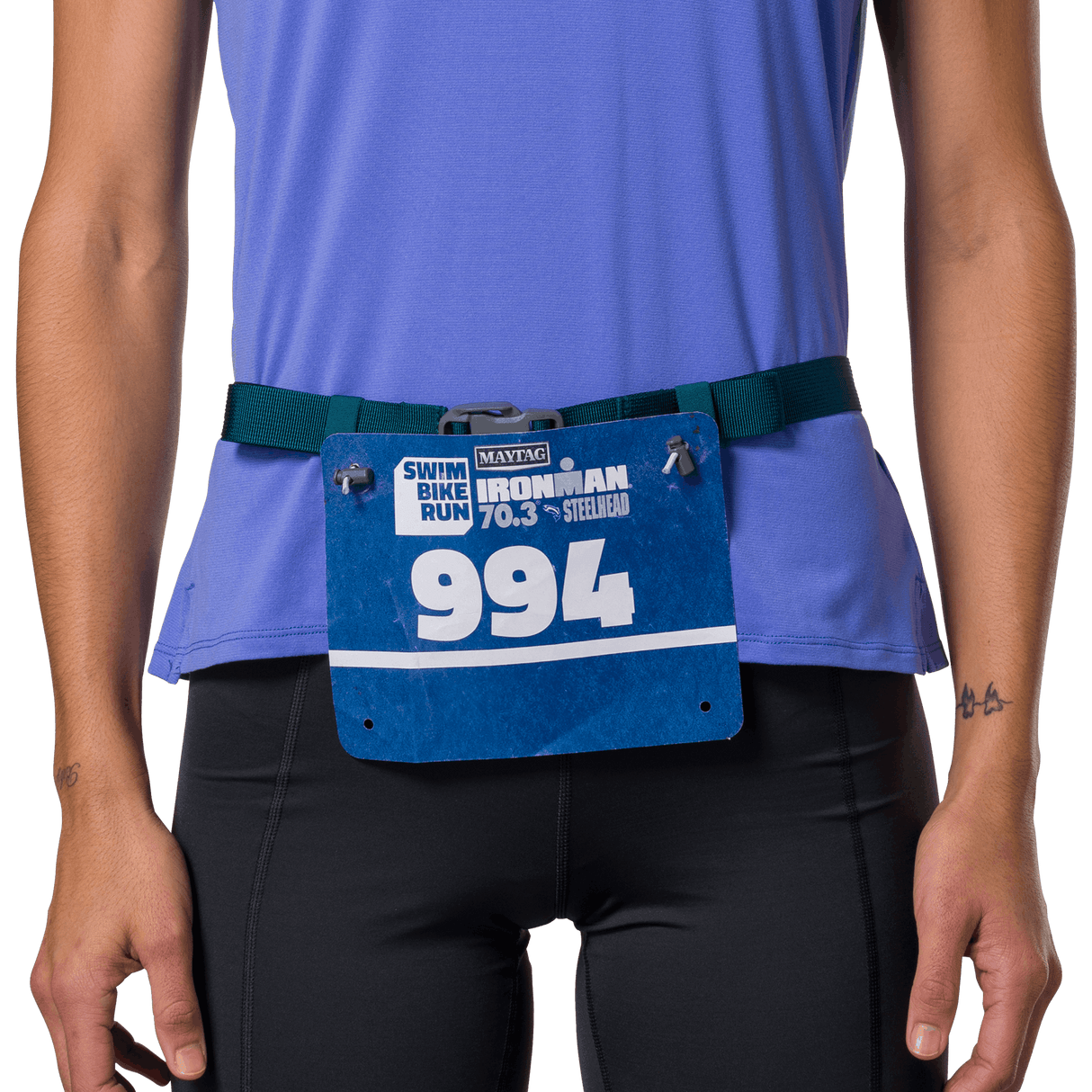 Buy Nathan Sports Marathon Waist Pack 3.0 - Deep Teal / Surf Spray for running in Singapore - Running Lab SG