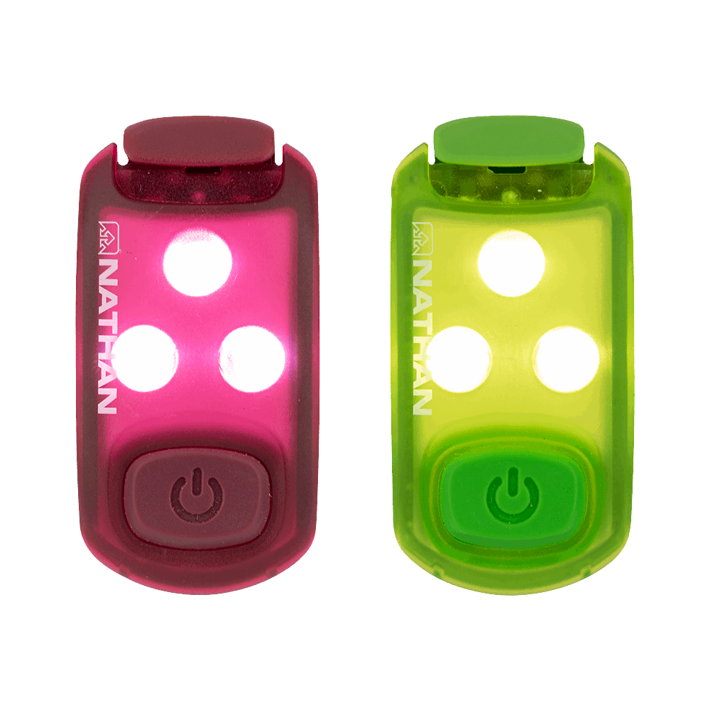 Buy Nathan Sports StrobeLight Safety LED Light Clip - 2 Pack for running in Singapore - Running Lab SG
