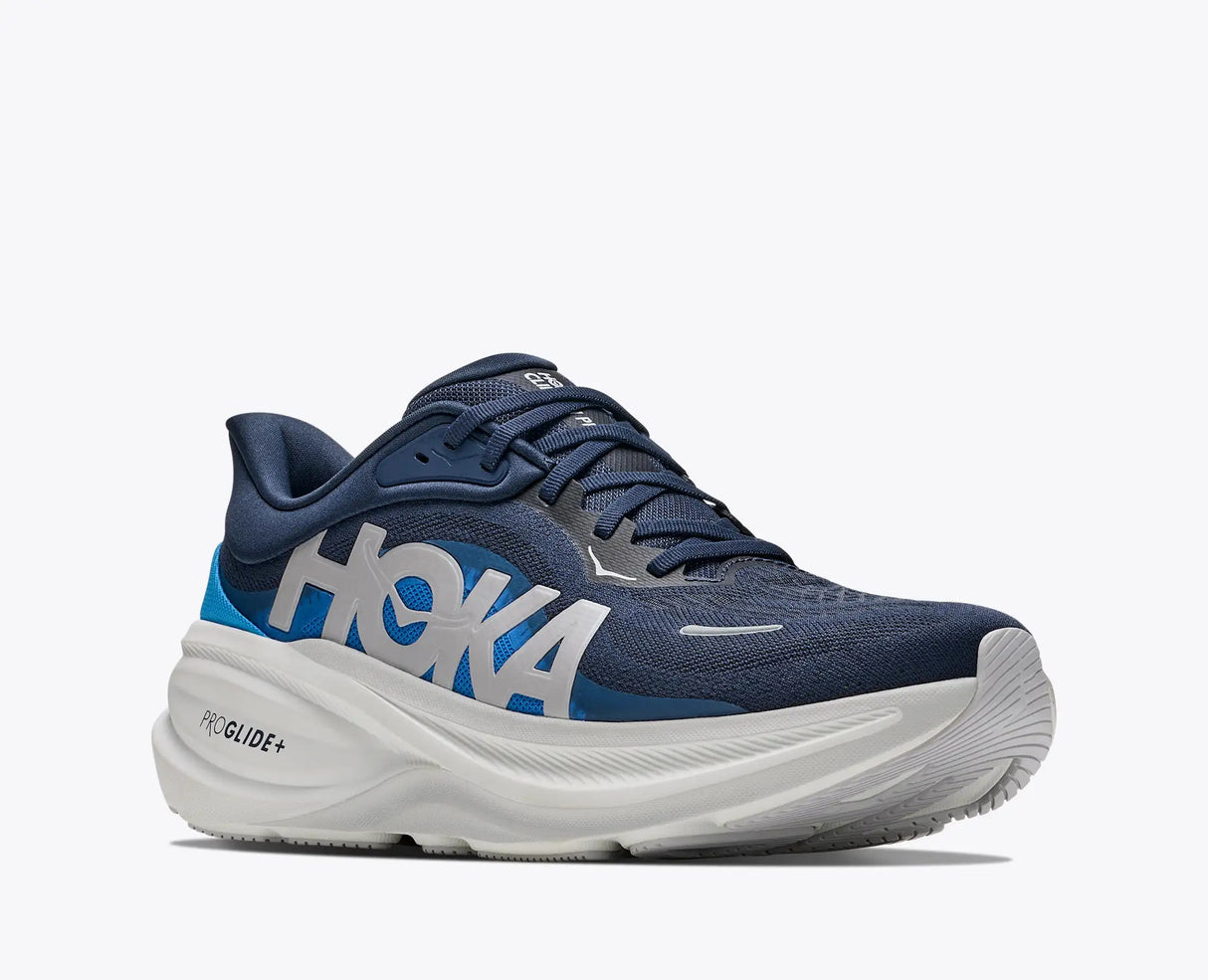 Buy HOKA Men Clifton Pro Wide - Varsity Navy / Soft Cobalt for running in Singapore - Running Lab SG