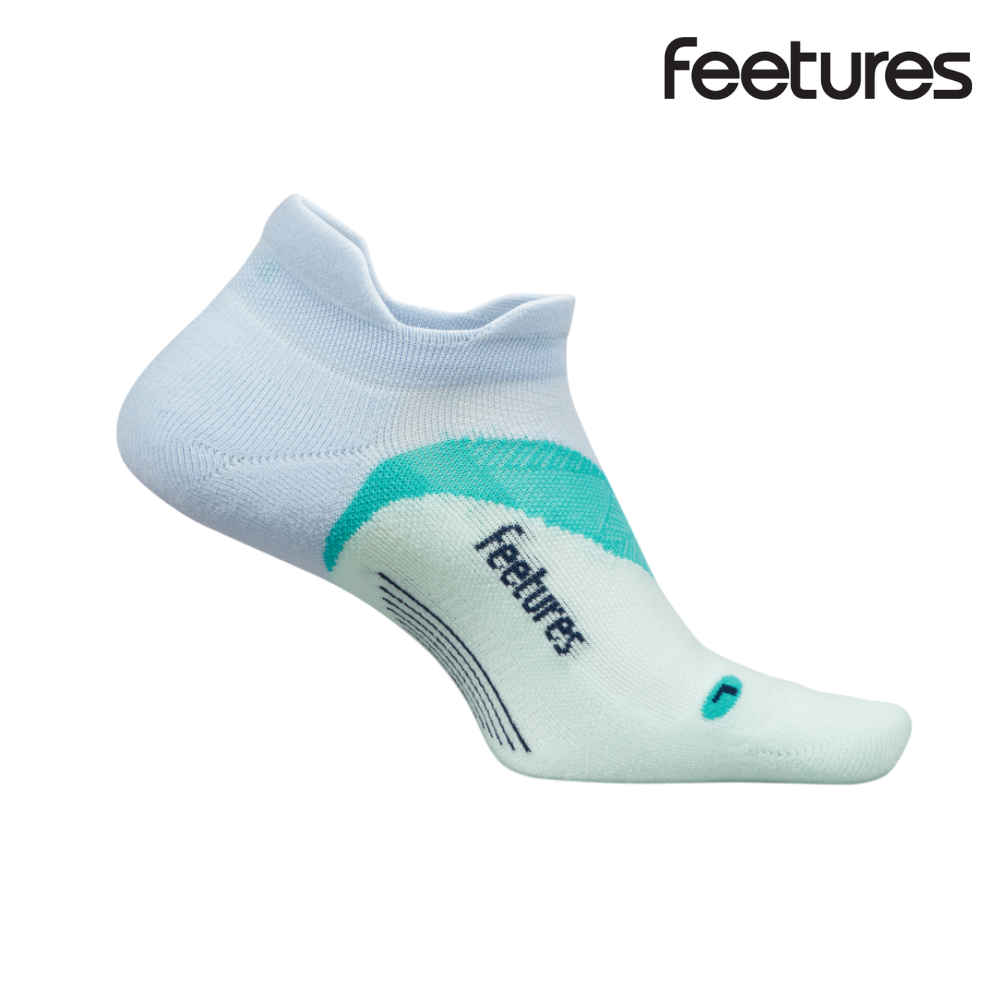 Feetures Active Elite Light Cushion No Show Tab - Glacier Mist