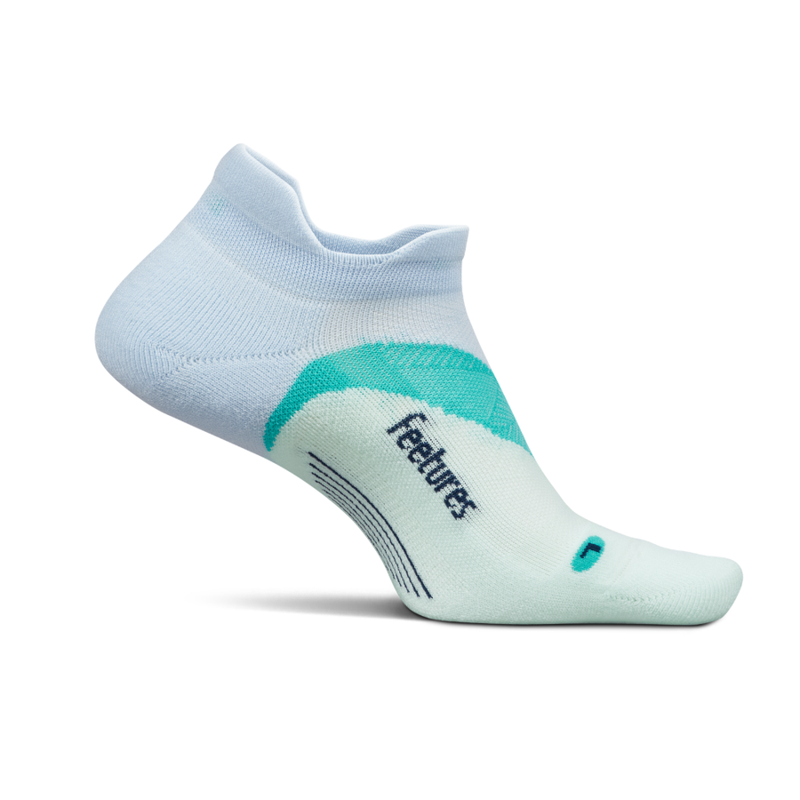 Feetures Active Elite Light Cushion No Show Tab - Glacier Mist