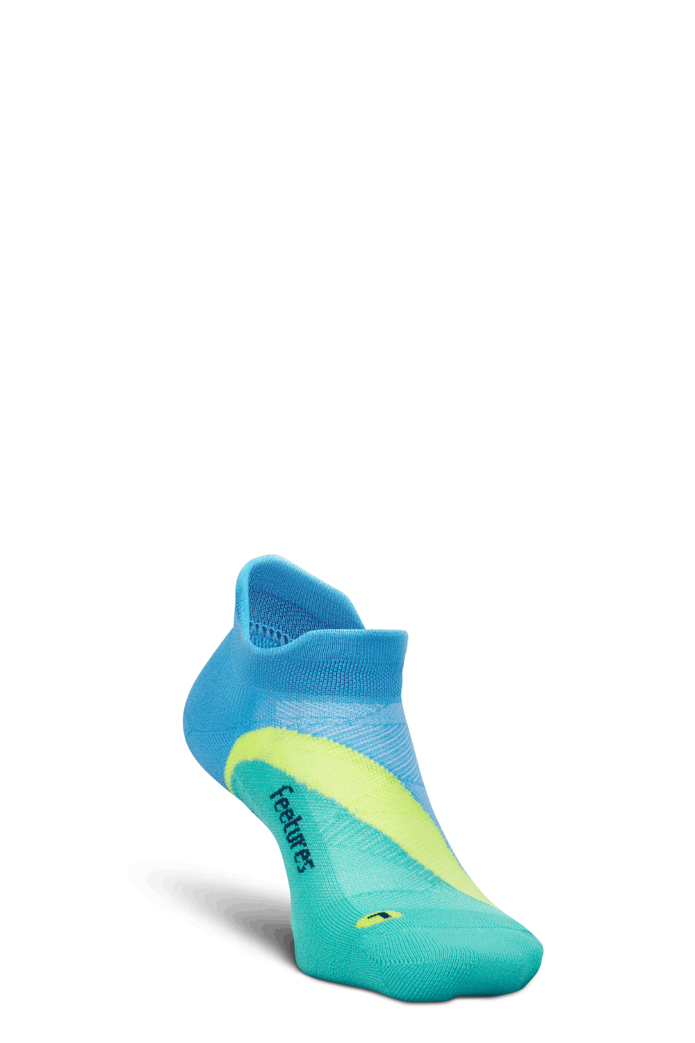 Feetures Active Elite Light Cushion No Show Tab - Arctic Blue