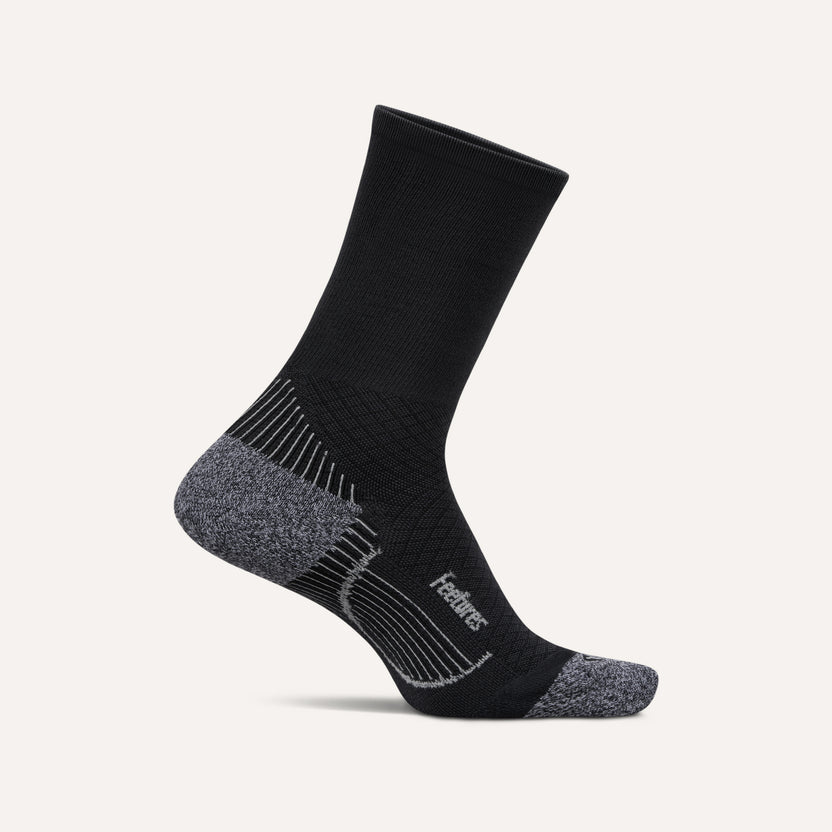 Buy Feetures Plantar Fasciitis Relief Light Cushion Mini Crew - Black for running in Singapore - Running Lab SG
