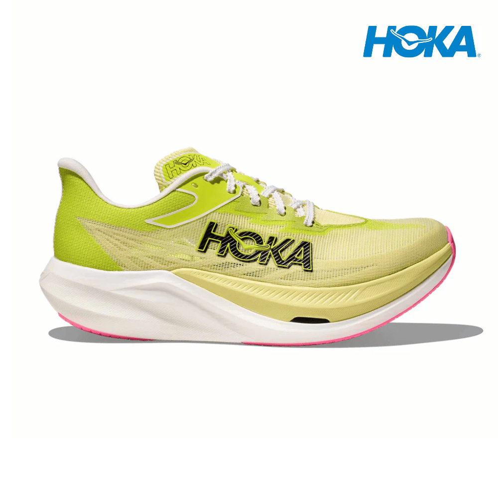 Buy HOKA Unisex Rocket X 3 - Sunlight / Neon Hoka Citrus for running in Singapore - Running Lab SG