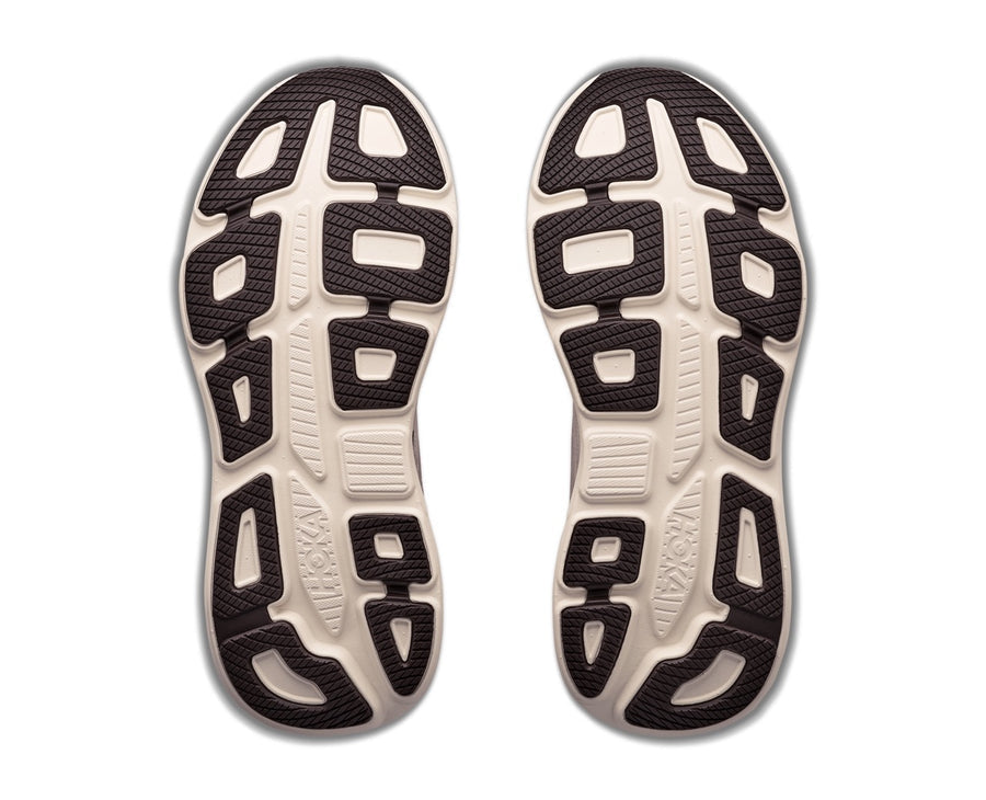HOKA Men Bondi 9 Wide - River Rock Grey / Alabaster
