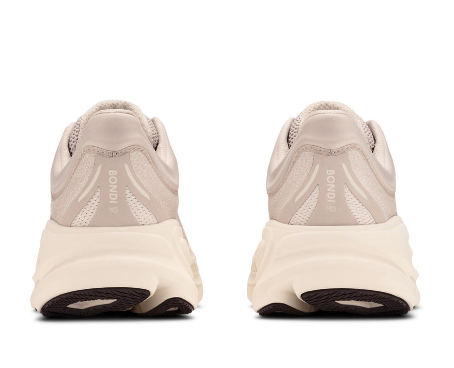HOKA Men Bondi 9 Wide - River Rock Grey / Alabaster