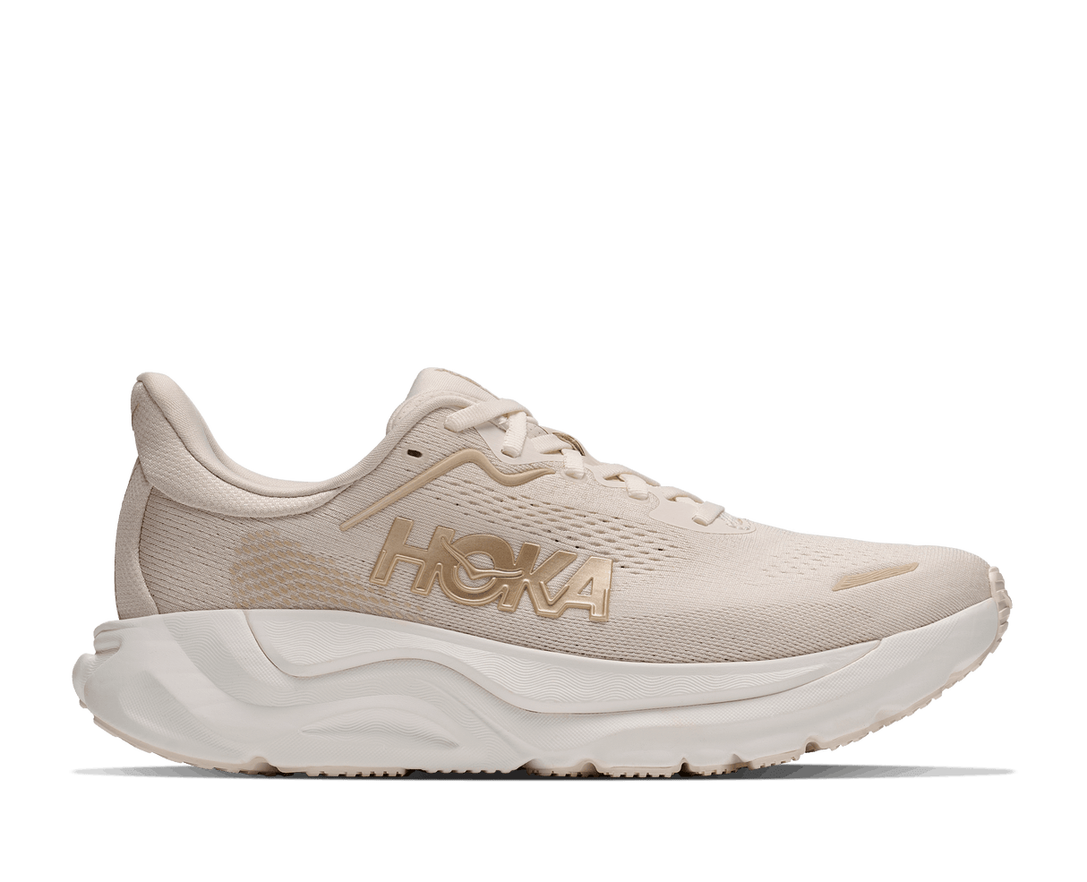 Buy HOKA Women Arahi 9 Wide - Alabaster / Oat Milk for running in Singapore - Running Lab SG