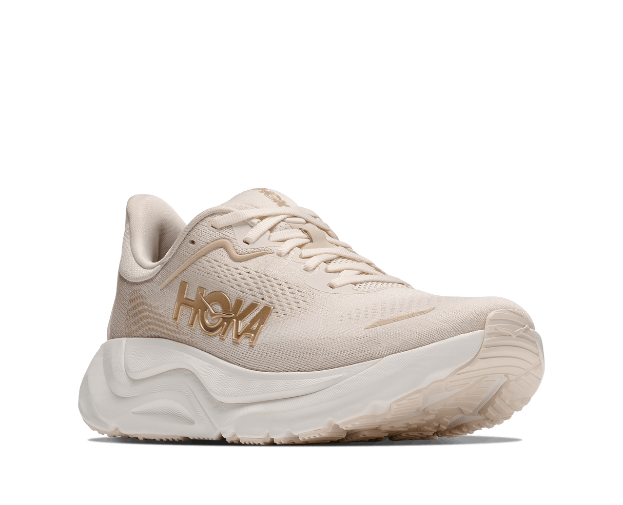 Buy HOKA Women Arahi 9 Wide - Alabaster / Oat Milk for running in Singapore - Running Lab SG