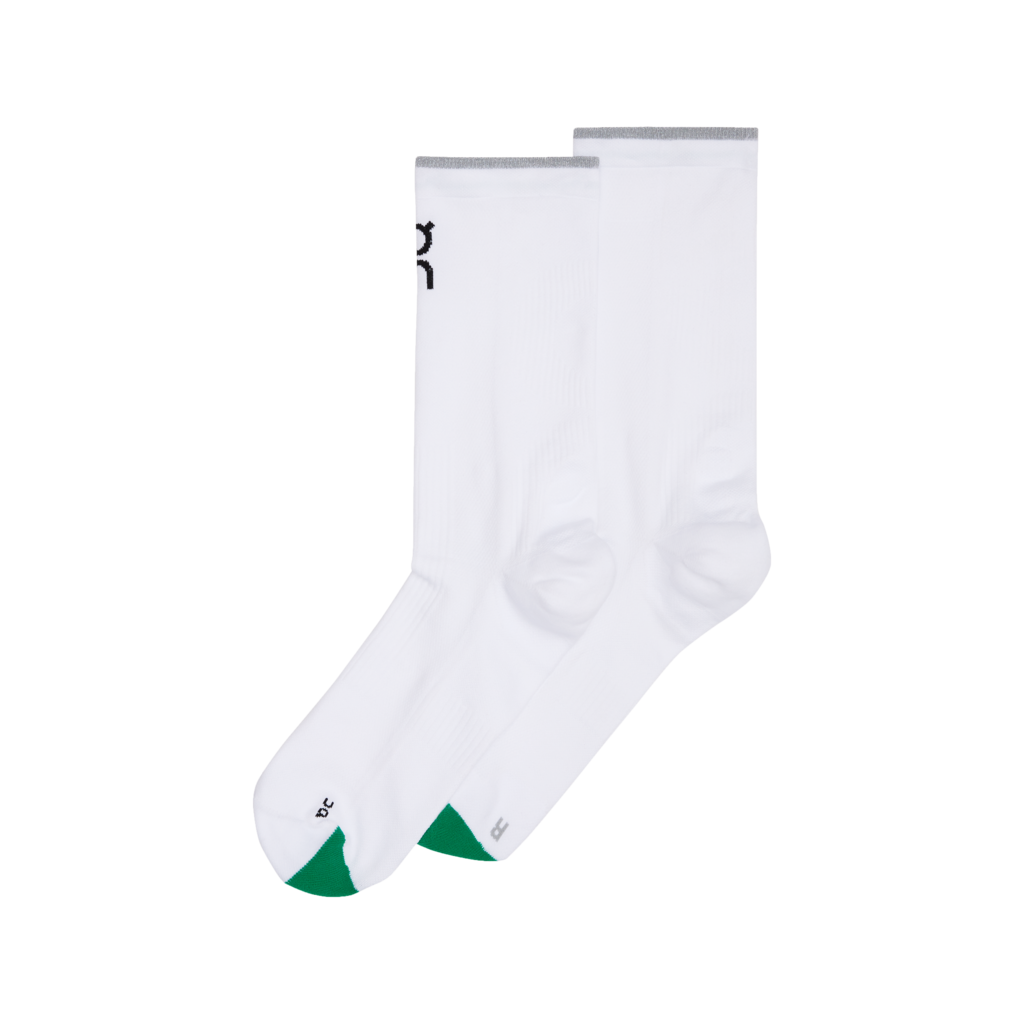 Buy On Unisex Elite Run Sock High - White / Ivory for running in Singapore - Running Lab SG