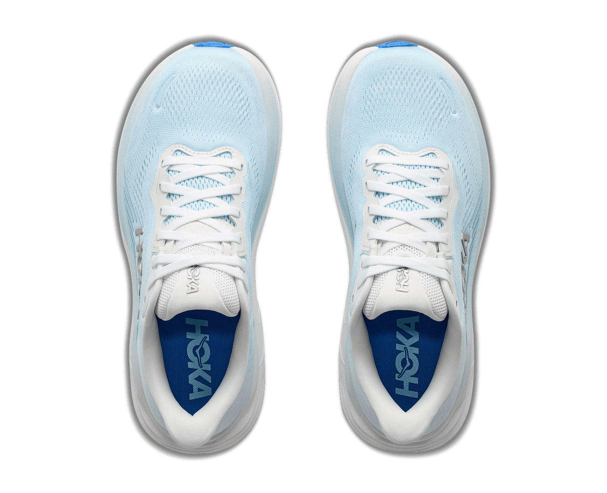HOKA Women Clifton 11 Wide - Frost / Glimmering Blue
