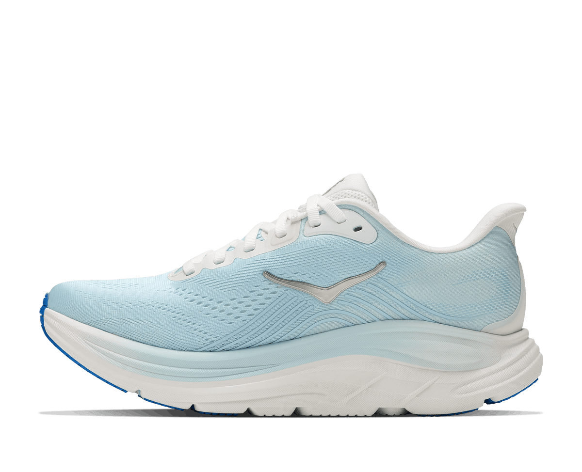 HOKA Women Clifton 11 Wide - Frost / Glimmering Blue