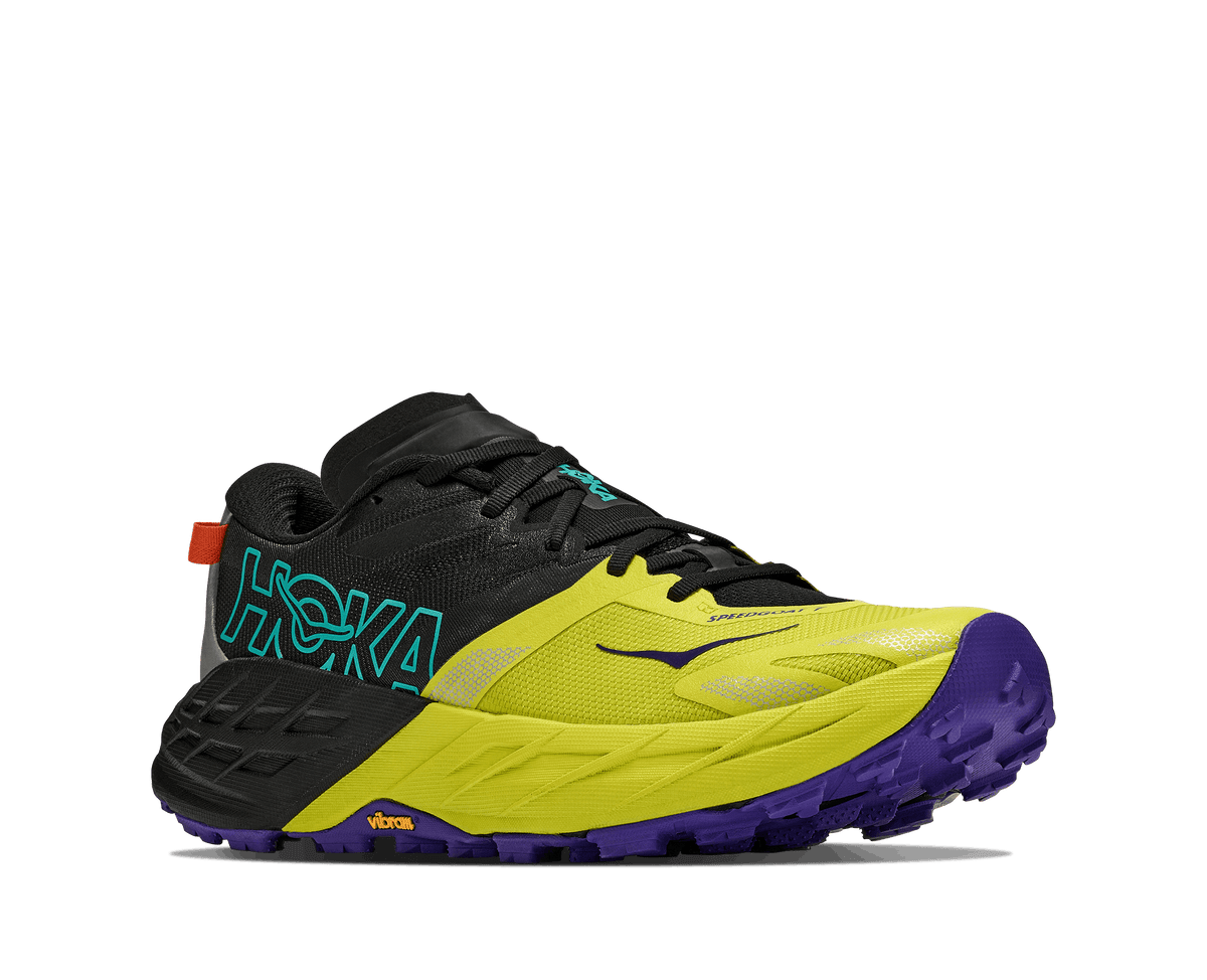 HOKA Men Speedgoat 7 - Black / Hoka Citrus