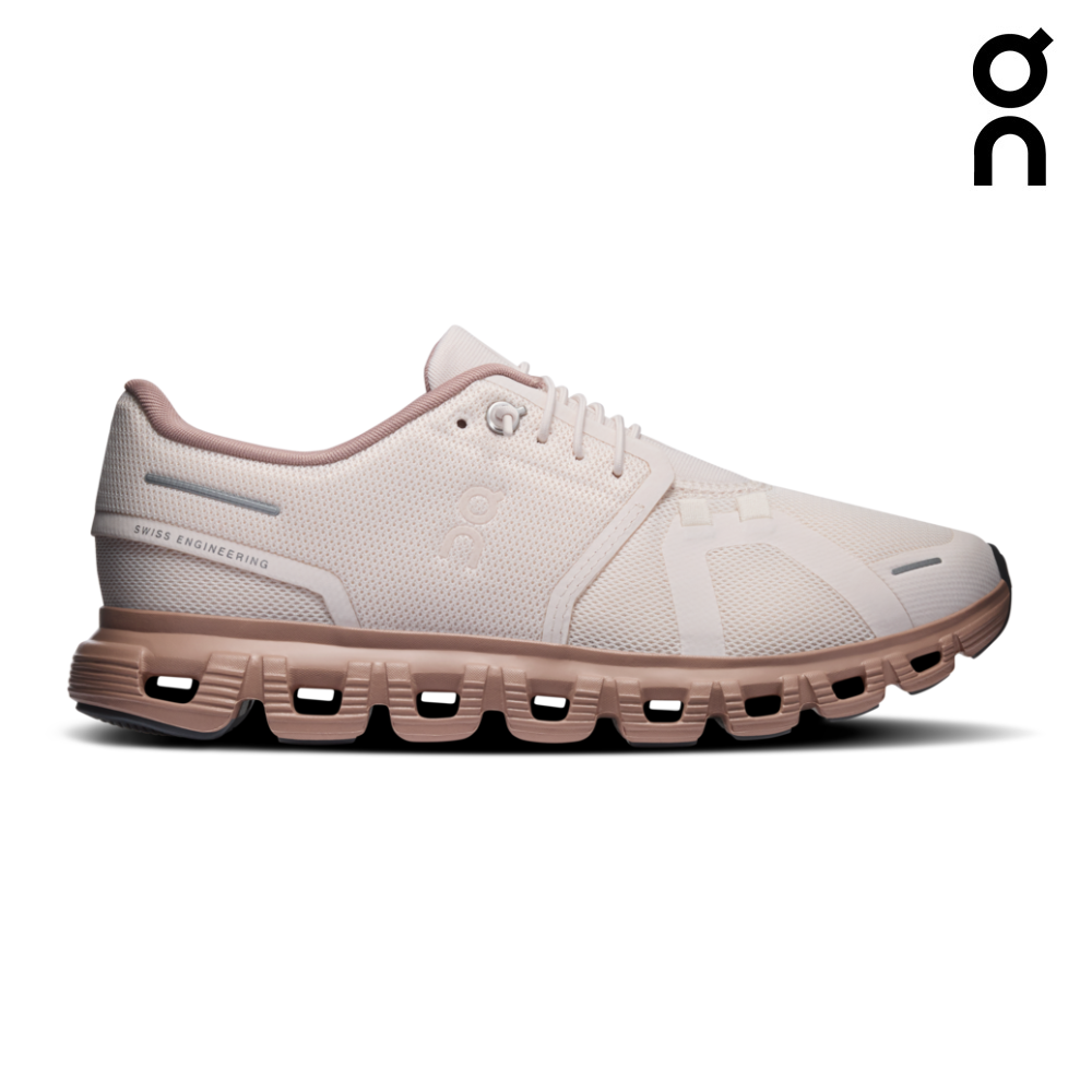 On Women Cloud 6 - Oyster / Biscuit