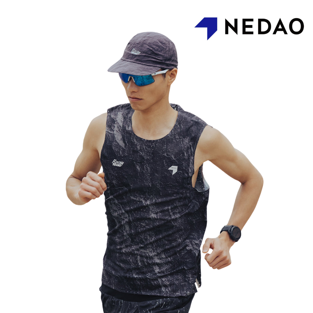 Nedao Men QiFlow Sleeveless Shirt 3.0 Rockyroad - Rock Grey