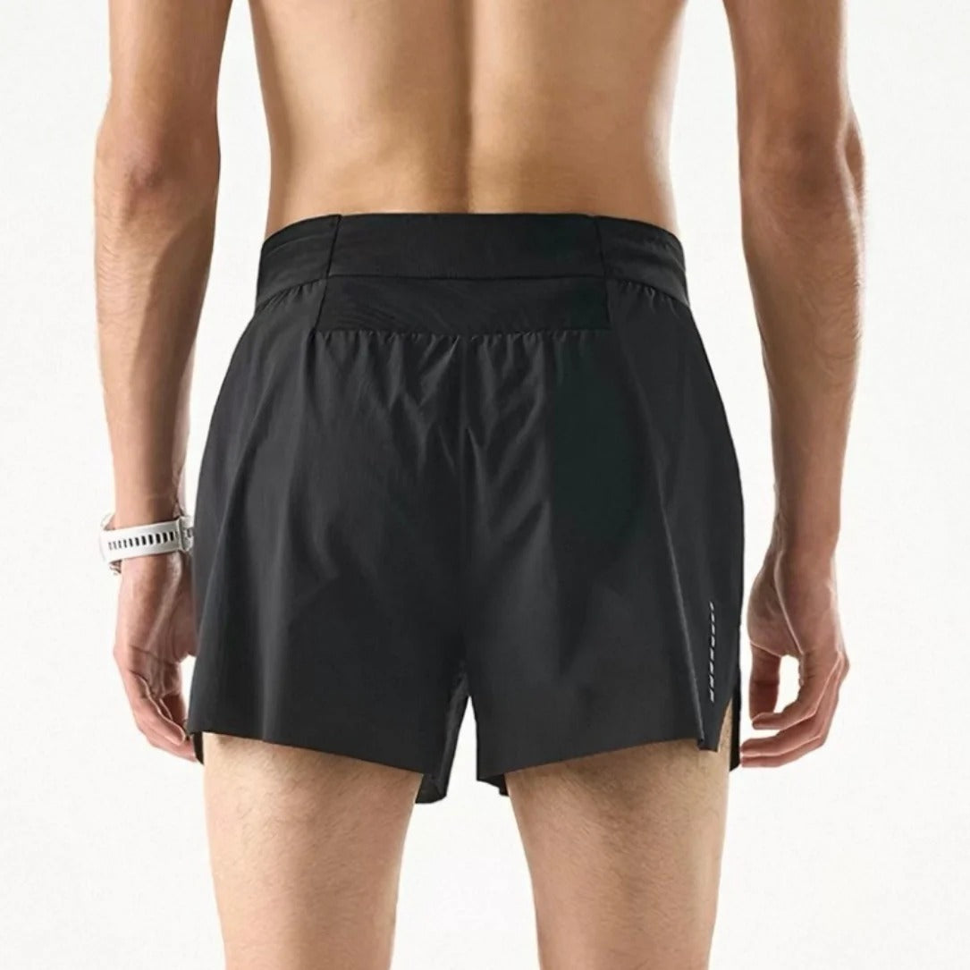 Nedao Men PowerPouch Lite Running Shorts 4" - Black