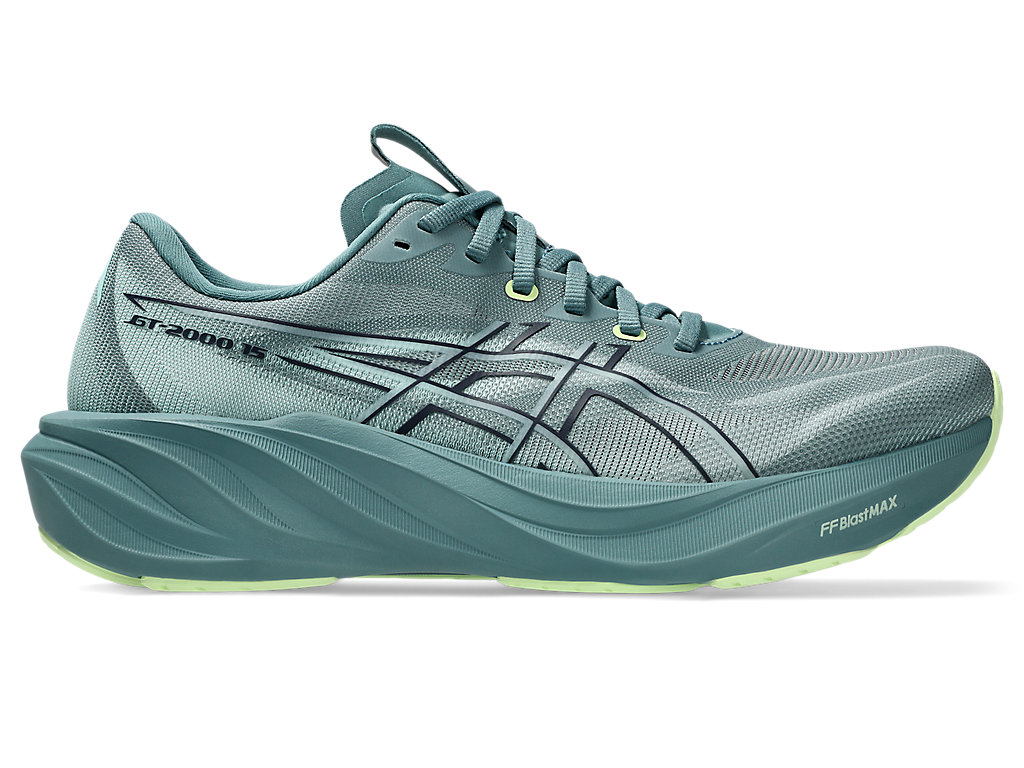 Buy ASICS Men GT-2000 15 Wide - Foggy Teal / Illuminate Yellow for running in Singapore - Running Lab SG