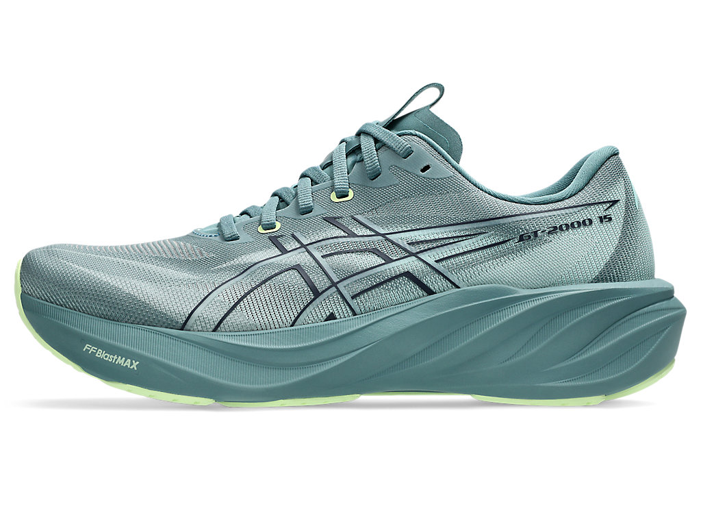 Buy ASICS Men GT-2000 15 Wide - Foggy Teal / Illuminate Yellow for running in Singapore - Running Lab SG
